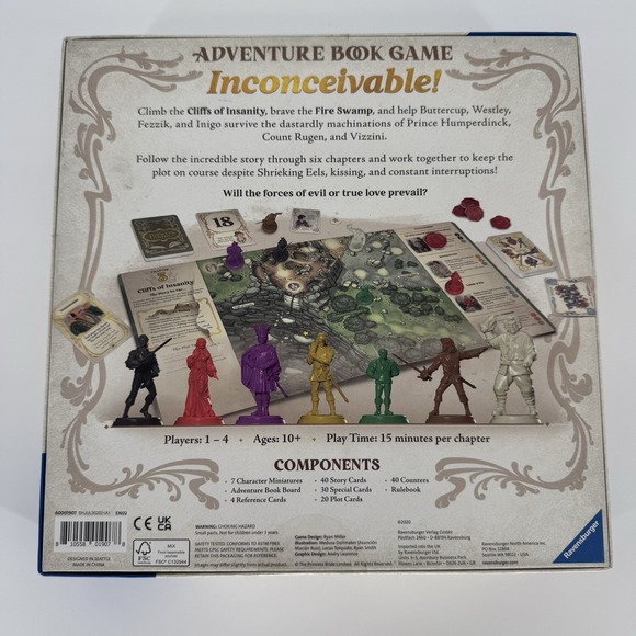 Ravensburger The Princess Bride Game - Adventure Book Game - New 2020 - Picture 3 of 5
